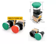 Nút Nhấn Tự Reset LAY39B LA38-11M